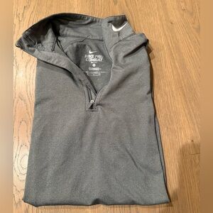 Nike Pro Combat Dri-FIT Gray Pullover